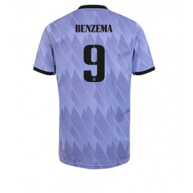Herren Fußballbekleidung Real Madrid Karim Benzema #9 Auswärtstrikot 2022-23 Kurzarm